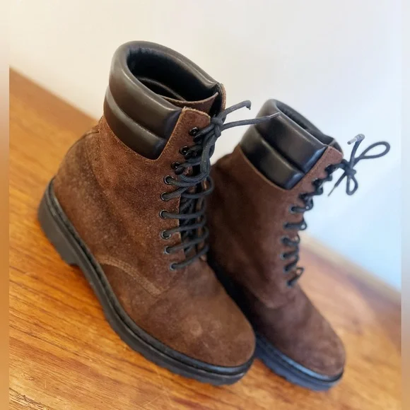 YVES SAINT LAURENT COMMANDO BOOT - Picture 5 of 14